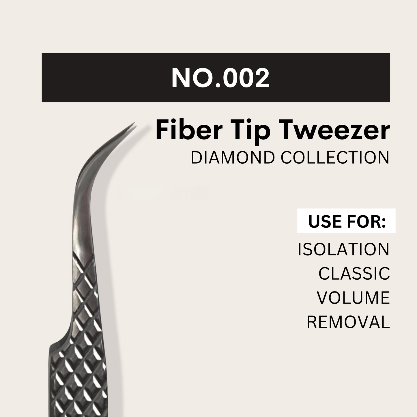 The Perfect Duo: 2 Pcs Fiber Tip Tweezers