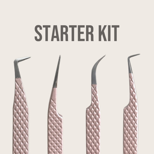 4 Pcs Tweezer Starter Kit